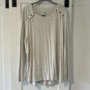 CAbi Snap Shoulder lightweight Sweatshirt #6119